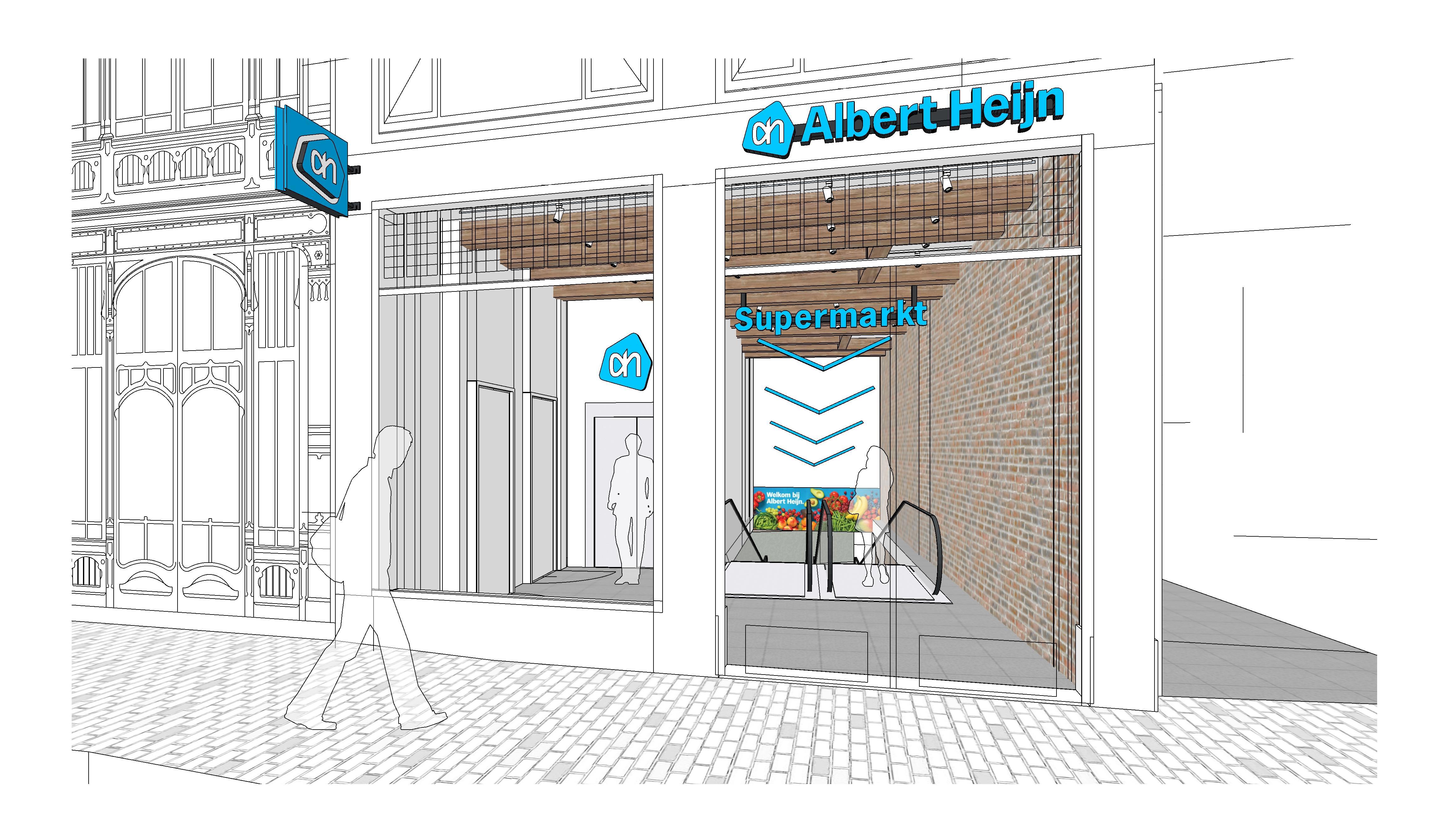 Entree Albert Heijn Koningsplein