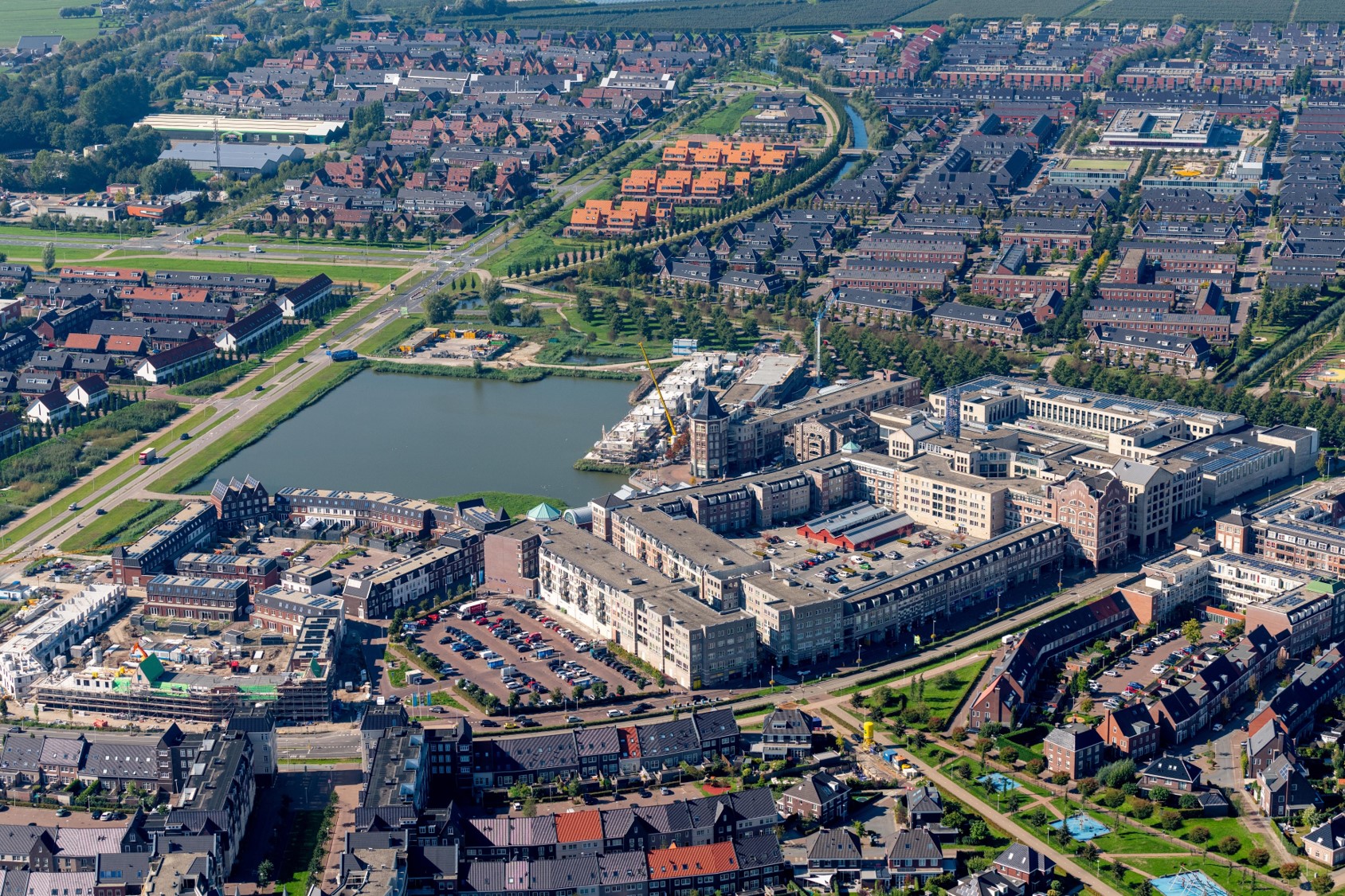 Winkelcentrum Vleuterweide ASR Dutch Prime Retail Fund Luchtfoto