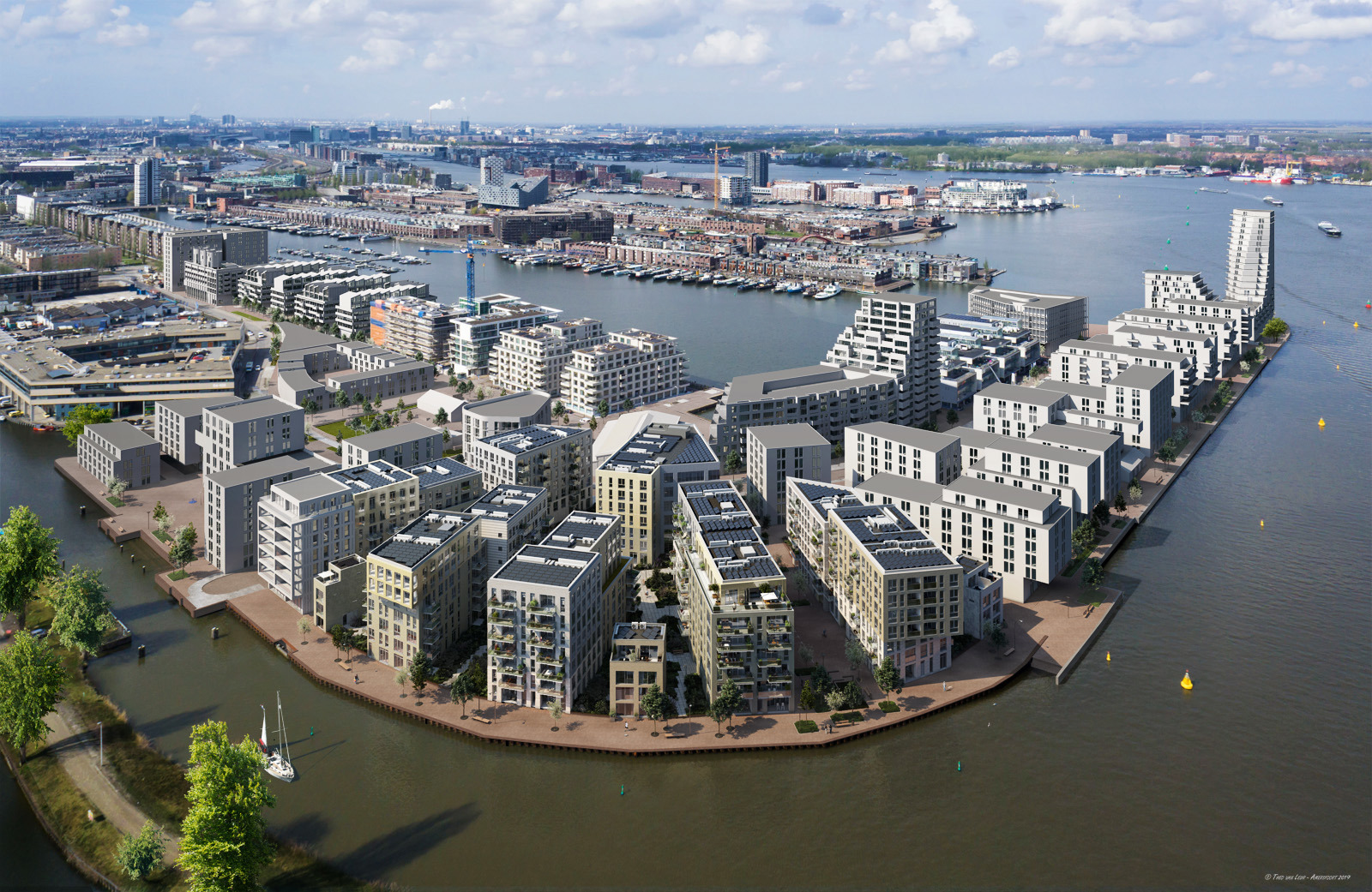 Cruquiuswerf Amsterdam woningen artist's impression ASR Dutch Core Residential Fund