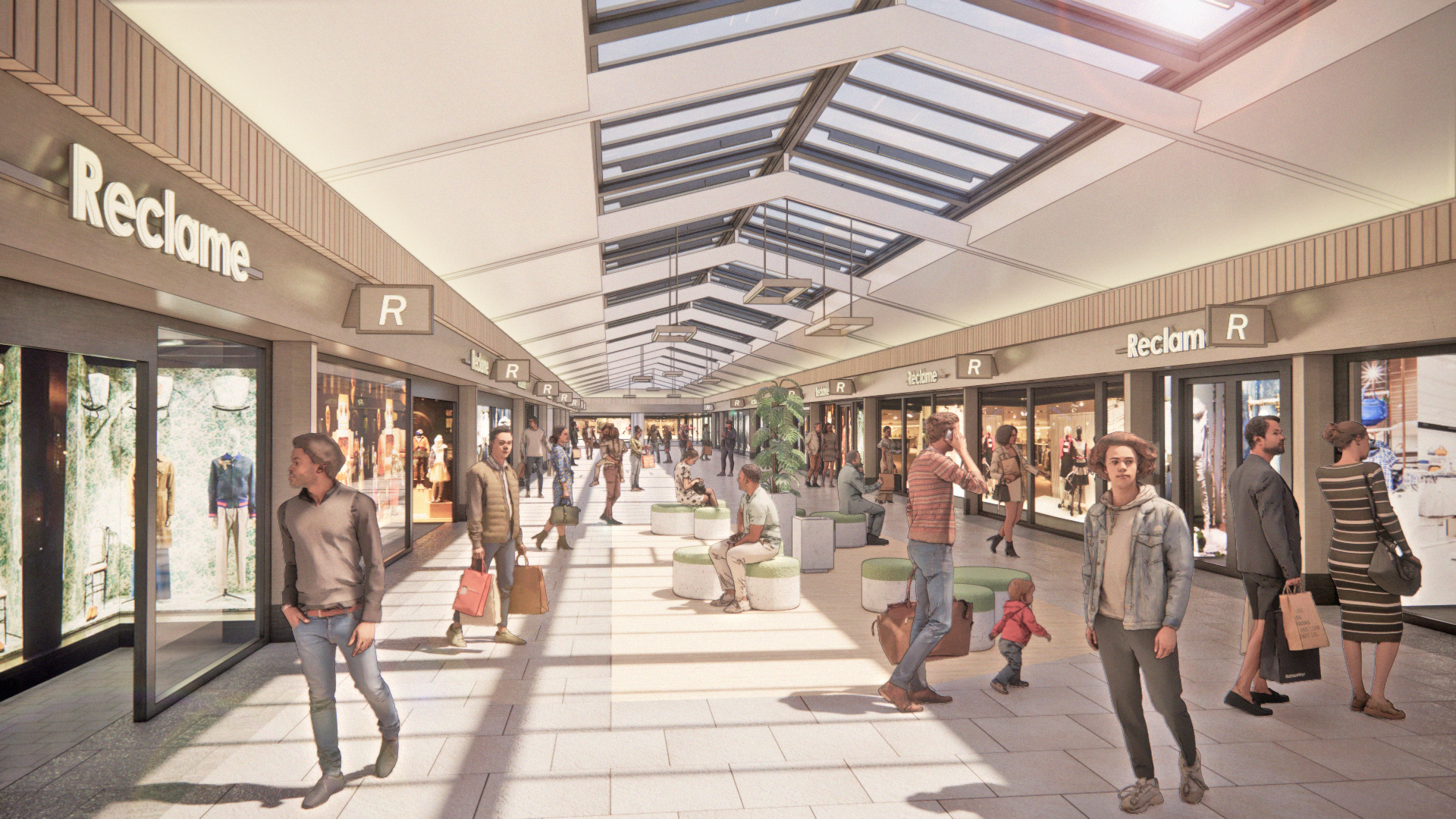 Impressie Winkelcentrum Hoge Vucht, SUM Architecten 1