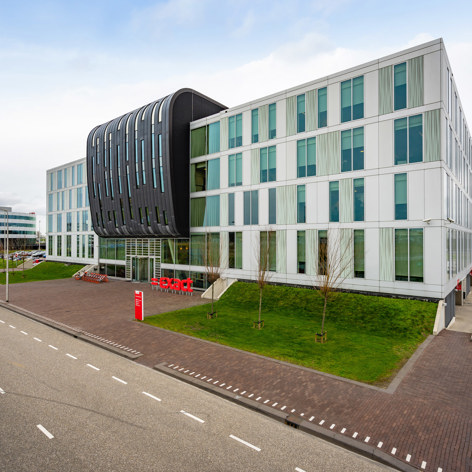 Op deze slide wordt getoond Exact TU Delft.