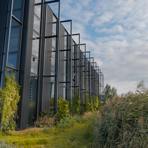 TU Delft Campus, HQ Oldelft Ultrasound Gevel