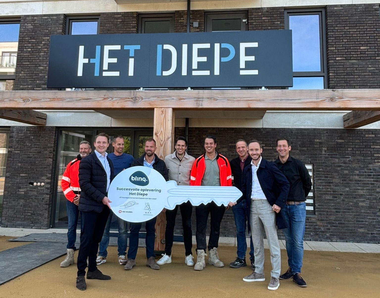 Foto Oplevering Het Diepe In Capelle Aan Den Ijssel